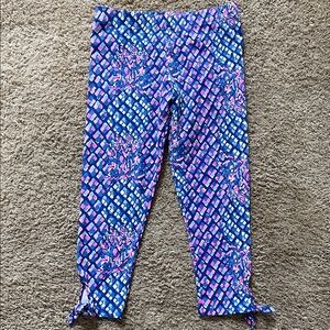 Lilly Pulitzer girls cropped leggings